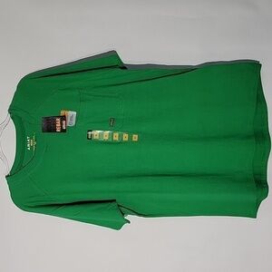 NWT Ariat Men's Rebar Cotton Strong, Green Work T-shirt, Size Medium